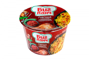 Биг Ланч лбп 90гр*24ш БУРГИНЬОН с Говядиной и грибами, ведро