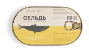 Сельдь (ключ) атл. филе бланш. в масле 175гр*24шт, Роскон