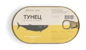 Тунец (ключ) макрел. (филе) бланш. в масле 175гр*24шт, РМ