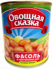 Фасоль в с\с "Овощная сказка" ж\б 310*15шт