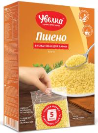Пшено тв. упак. 5*80гр*14   крупа увелка