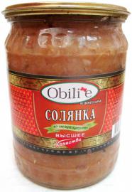 Солянка из свежей капусты 500гр*12шт ст/б  Обилие