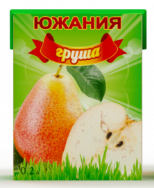 сок Грушевый восстан.  0,2л*27шт. гост, "Южания"