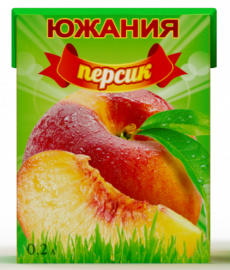 сок Персиковый восстан.  0,2л*27шт. гост,  "Южания"