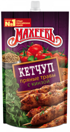 Пряные травы с кинзой кетчуп махеевъ дойпак 300гр*16шт