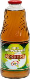 Сок 1л*6шт. "Яблочный" осветл., ст/бут "Южания"
