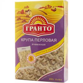 Перловая тв.упак 5 пакетов*80гр*8 шт.крупа гранто