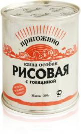 Каша особая рисовая с гов.290гр*15 (пригожино)