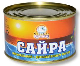 Сайра тихоок. ндм гост 240гр*48шт "Морская Находка"